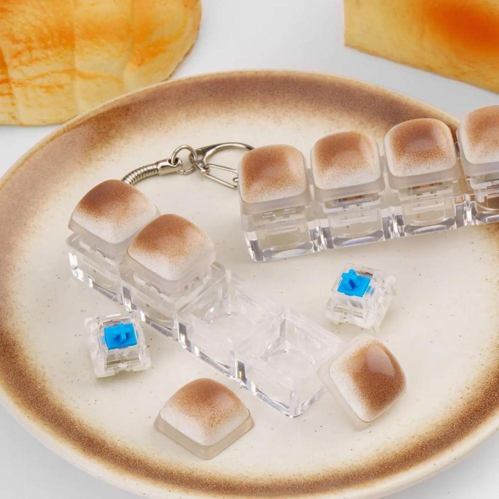 Portable Keyboard Keychain Toy Cute Fidget Keycap Keychain Keyboard Button Keyring Adult Use Style 1
Portable Keyboard Keychain Toy Cute Fidget Keycap Keychain Keyboard Button Keyring Adult Use Style 1