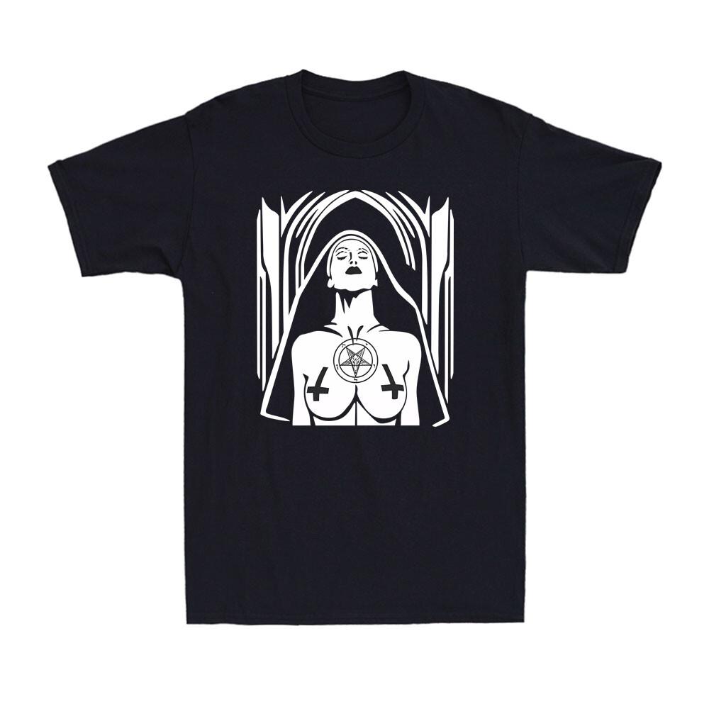 Satanic Nun Unholy Gothic Evil Anti-Christ Star Tattoos Vintage Men s T-Shirt Unisex T-Shirt XL
Satanic Nun Unholy Gothic Evil Anti-Christ Star Tattoos Vintage Men s T-Shirt Unisex T-Shirt XL