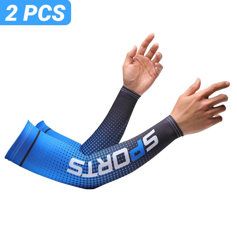 Durable And Safe 2Pcs Summer Fashio Sunscreen Ice Silk Sleeve Uv Sun Protection Cooling Anti-Slip Arm Sleeves Men Women Outdoor Sport Cycling Universal Size
Durable And Safe 2Pcs Summer Fashio Sunscreen Ice Silk Sleeve Uv Sun Protection Cooling Anti-Slip Arm Sleeves Men Women Outdoor Sport Cycling Universal Size