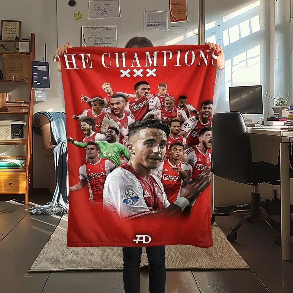 AFC Ajax Print FlAannel Blanket, High quality Comfortable for All Seasons, Home Decor, Warmth and Comfort 80cm x 120cm
AFC Ajax Print FlAannel Blanket, High quality Comfortable for All Seasons, Home Decor, Warmth and Comfort 80cm x 120cm