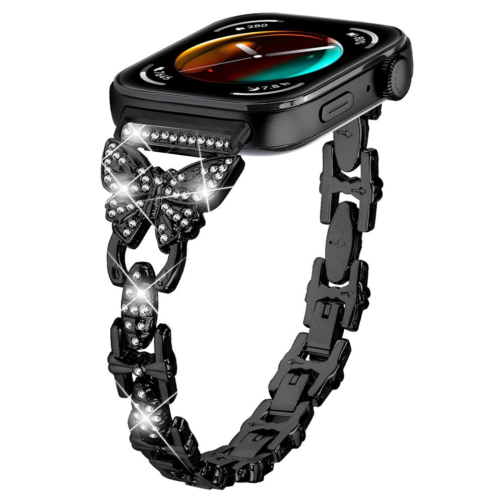 For Huawei Watch Fit 3 Rhinestone Decor Butterfly Design Watch Band Stainless Steel Wrist Strap Gold
For Huawei Watch Fit 3 Rhinestone Decor Butterfly Design Watch Band Stainless Steel Wrist Strap Gold