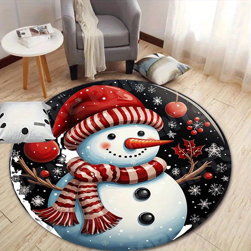 1pc Soft, Absorbent & Non-Slip Cute Snowman Round Rug, Perfect for Entryway, Living Room, Bedroom Decor, Machine Washable Flannel Memory Foa 80cm by 80cm
1pc Soft, Absorbent & Non-Slip Cute Snowman Round Rug, Perfect for Entryway, Living Room, Bedroom Decor, Machine Washable Flannel Memory Foa 80cm by 80cm