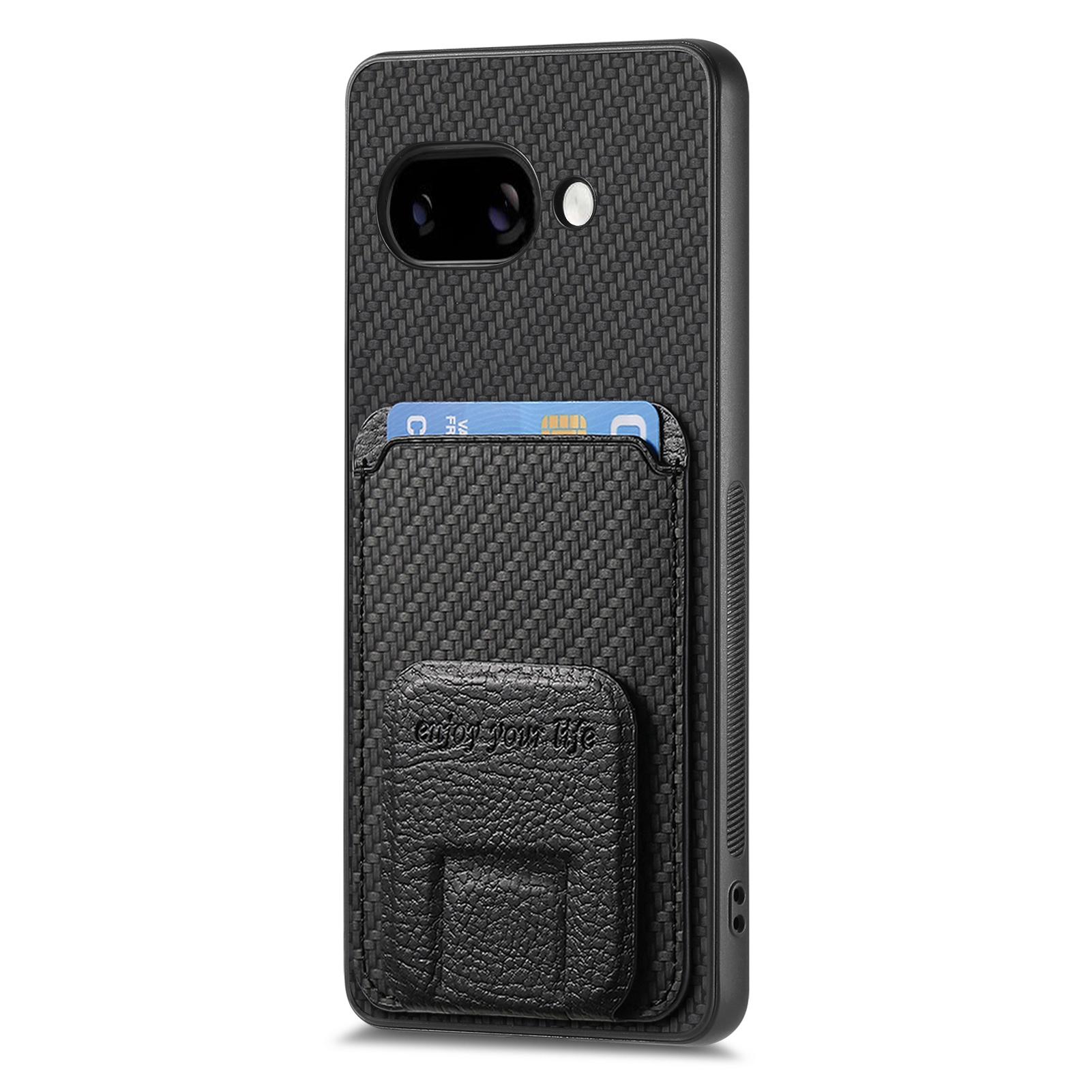For Google Pixel 9a Case Card Holder Carbon Fiber Texture Leather Coated TPU Phone Cover Brown
For Google Pixel 9a Case Card Holder Carbon Fiber Texture Leather Coated TPU Phone Cover Brown