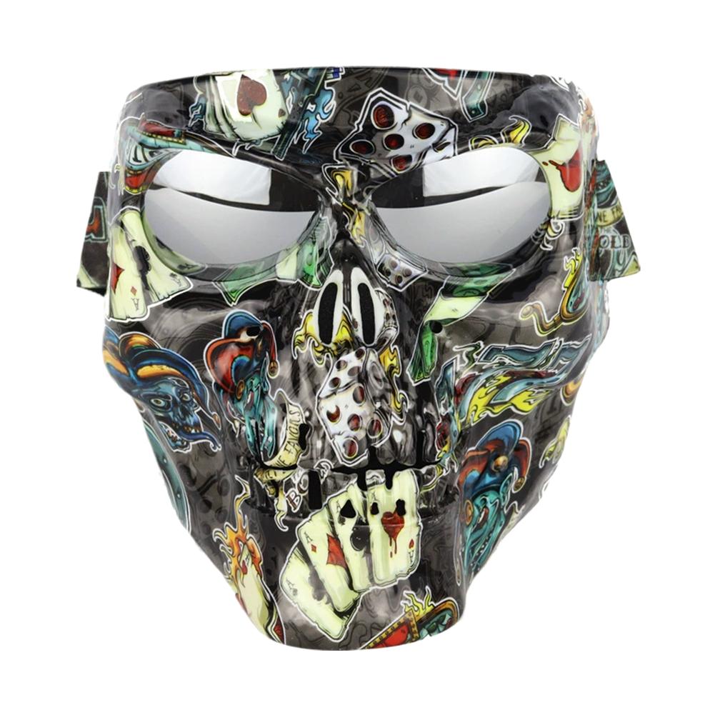 Motorcycle Goggles Face Shield Skull Mask with Goggles Full Face Tactical Mask for Motocross Helmet Moto Ghost Decor Accessories
Motorcycle Goggles Face Shield Skull Mask with Goggles Full Face Tactical Mask for Motocross Helmet Moto Ghost Decor Accessories