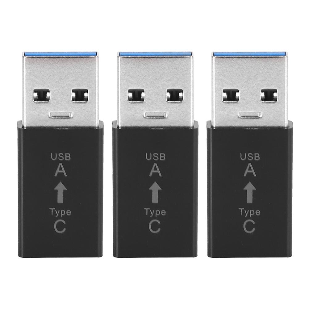 3Pcs USB3.0 Male to Type C Female Adapter Connector Universal Electronic Converter(Black ) чёрный
3Pcs USB3.0 Male to Type C Female Adapter Connector Universal Electronic Converter(Black ) чёрный