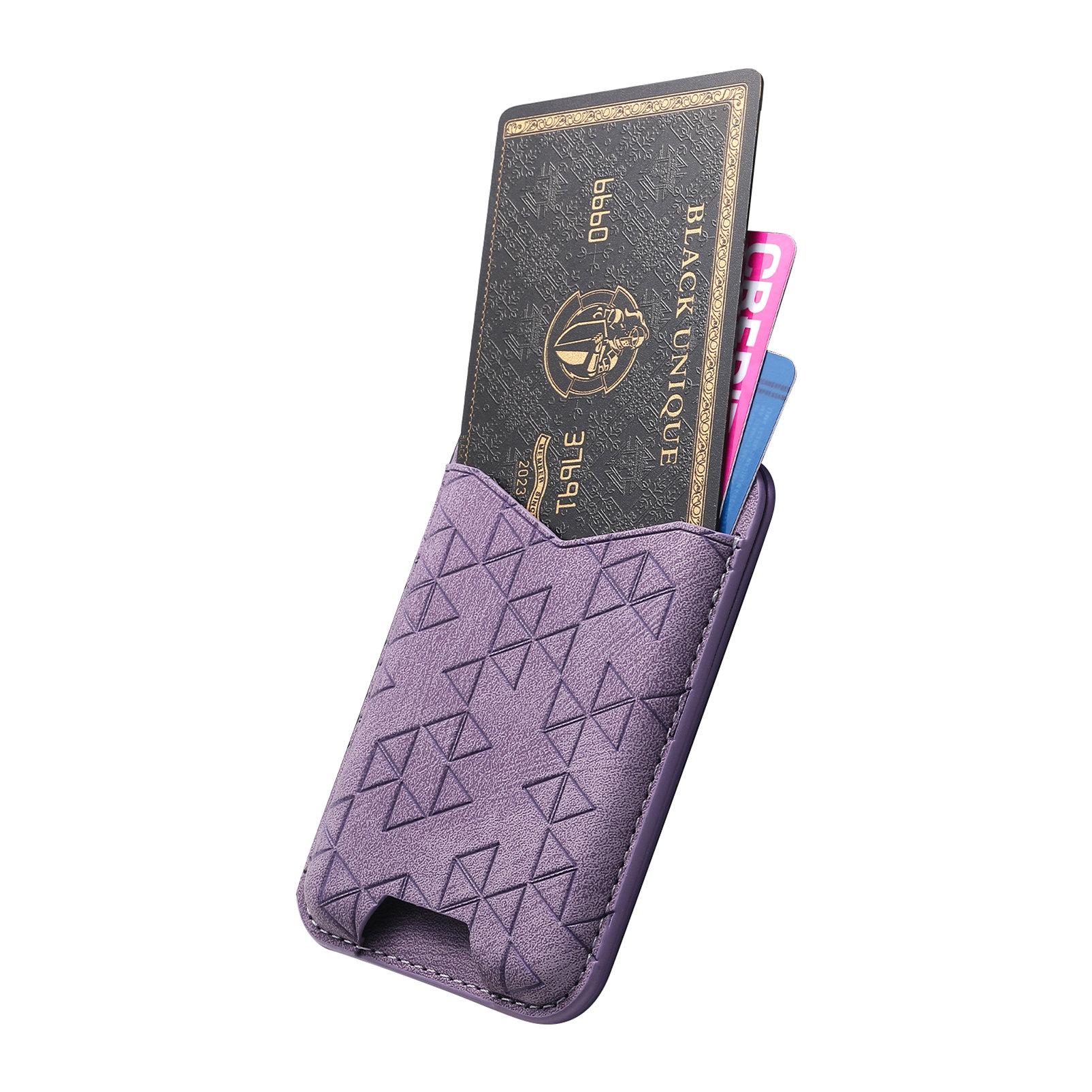 KB-68 Vintage Adhesive Card Holder Pattern Imprinted PU Leather Phone Kickstand Card Pouch Purple
KB-68 Vintage Adhesive Card Holder Pattern Imprinted PU Leather Phone Kickstand Card Pouch Purple