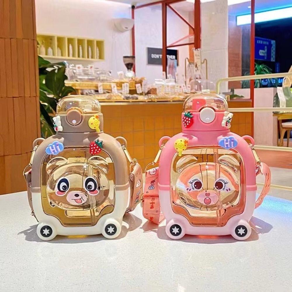 Straps Portable Drink Bottle Leakproof Bear Plastic Cup Bottle Kids Water Sippy Cup Outdoor зелений
Straps Portable Drink Bottle Leakproof Bear Plastic Cup Bottle Kids Water Sippy Cup Outdoor зелений