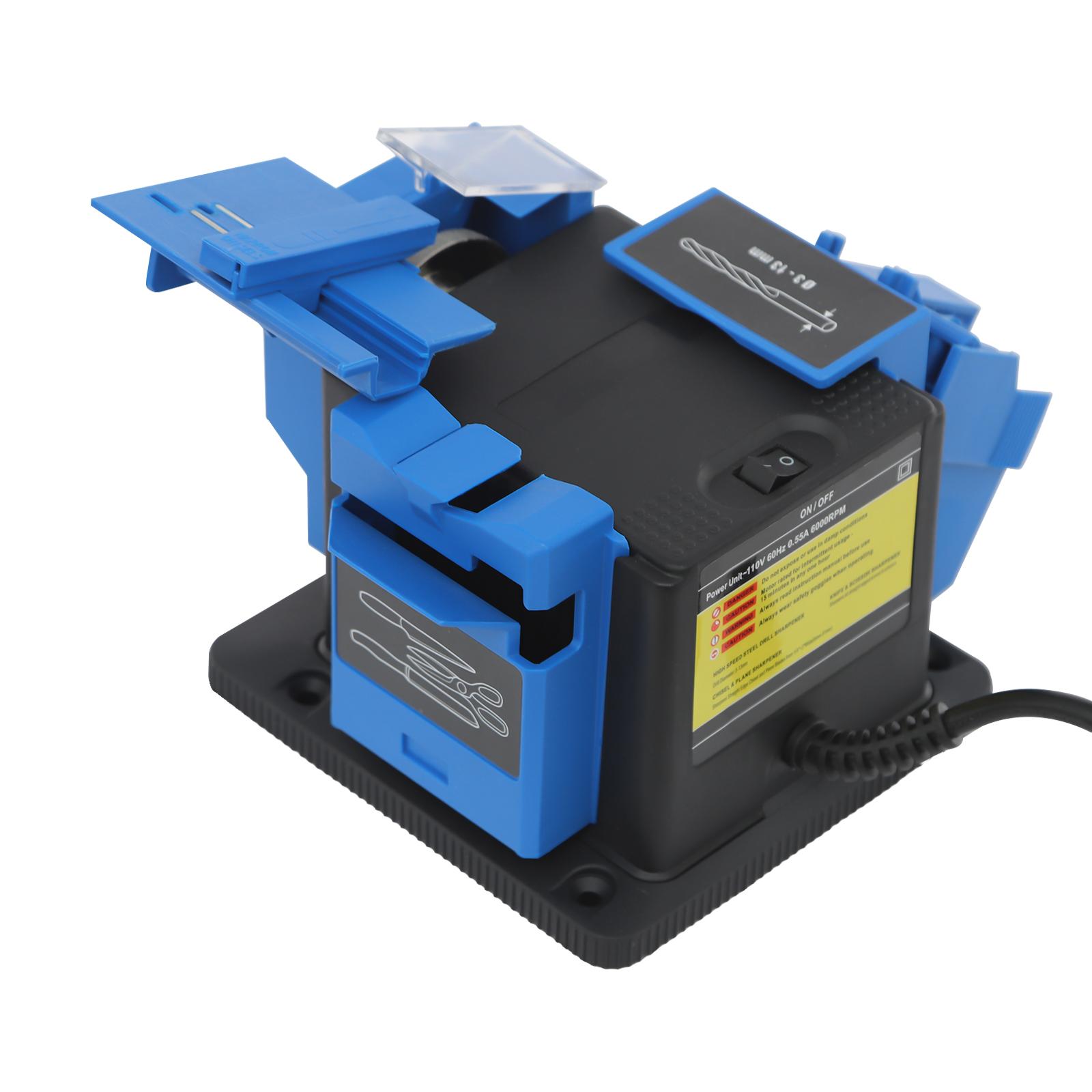 96W 110V Electric Drill Bit Sharpener, Multifunctional Electric Sharpener Knife Chisel Scissor Sharpener синій
96W 110V Electric Drill Bit Sharpener, Multifunctional Electric Sharpener Knife Chisel Scissor Sharpener синій