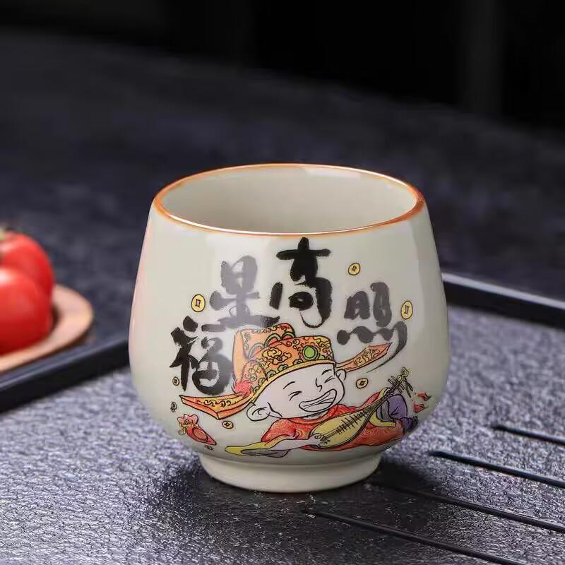 Счастливая Звезда Гаочжао Жуская печь Чайная чашка Керамический Фарфоровый Мастер-чашка Одинарная чашка Чашка для дегустации чая Керамический Чайный набор Кунг-фу Чайная чашка Чайная пиала
Счастливая Звезда Гаочжао Жуская печь Чайная чашка Керамический Фарфоровый Мастер-чашка Одинарная чашка Чашка для дегустации чая Керамический Чайный набор Кунг-фу Чайная чашка Чайная пиала