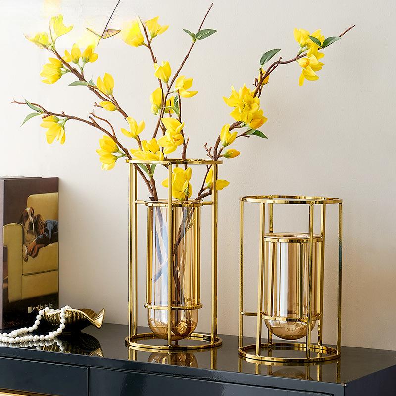 Glass Vase Geometric Frame of Metal Hollow Flower Vase Hydroponic Accessories Arrange Flowers Terrarium Home Decoration
Glass Vase Geometric Frame of Metal Hollow Flower Vase Hydroponic Accessories Arrange Flowers Terrarium Home Decoration