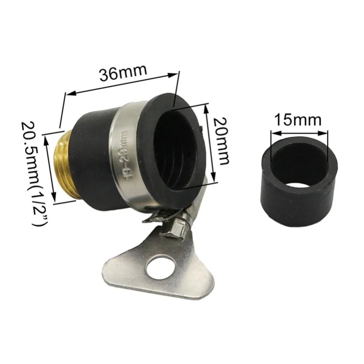 15~20mm Adjustable Universal Water Tap Adapter 1/2 Male Thread Interface Garden Irrigation Kitchen Water Pipe Quick Joint 2Pcs
15~20mm Adjustable Universal Water Tap Adapter 1/2 Male Thread Interface Garden Irrigation Kitchen Water Pipe Quick Joint 2Pcs