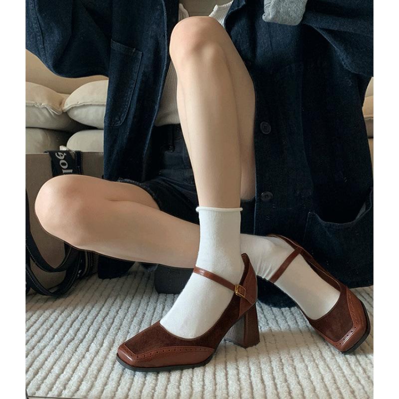 ins retro temperament high-heeled single shoes women s 2025 spring and autumn new versatile thick heel with French Mary Jane shoes 40
ins retro temperament high-heeled single shoes women s 2025 spring and autumn new versatile thick heel with French Mary Jane shoes 40