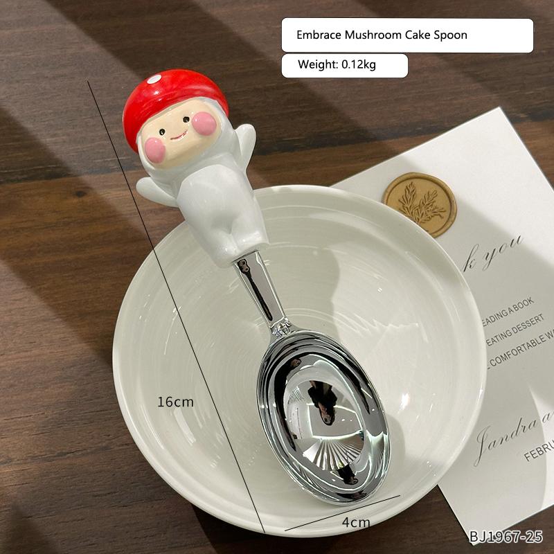 Cute Mushroom Dessert Spoon Funny Ice Cream Dessert Spoon Creative Soup Rice Fruit Spoon Long Handle Spoon Home Utensils
Cute Mushroom Dessert Spoon Funny Ice Cream Dessert Spoon Creative Soup Rice Fruit Spoon Long Handle Spoon Home Utensils