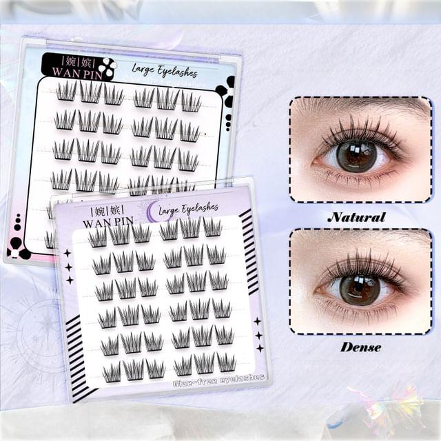 Mogugu - Glue-free Dense / Natural Multipack False Eyelashes Cluster / Set 03 - Natural - Black - One Size
Mogugu - Glue-free Dense / Natural Multipack False Eyelashes Cluster / Set 03 - Natural - Black - One Size