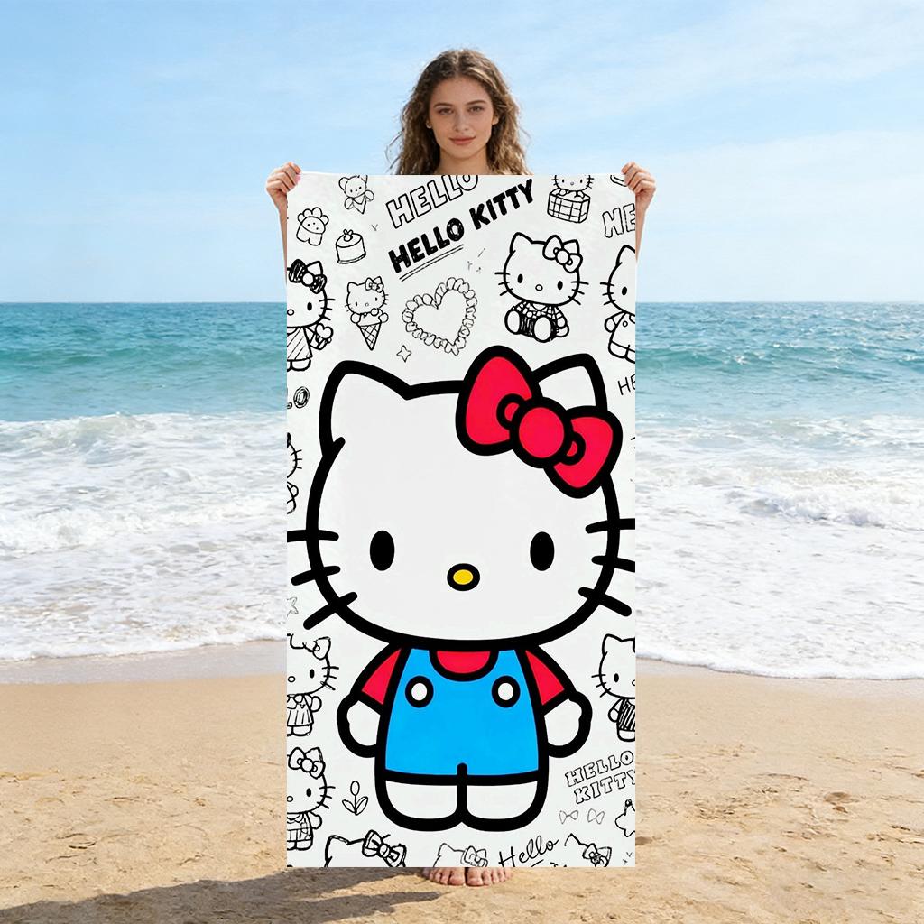 Hello Kitty Single-Sided 2D Print Beach Towel Vibrant Durable for Pool Beach Bathroom W40*H60(CM)
Hello Kitty Single-Sided 2D Print Beach Towel Vibrant Durable for Pool Beach Bathroom W40*H60(CM)
