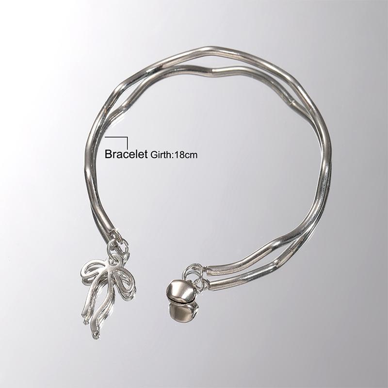 ‘1PC Fashion Bow Opening Bangle Twisted Thin Bangle For Women Girls Bowknot Open Korean Style Charm Cuff Bracelet Jewelry
‘1PC Fashion Bow Opening Bangle Twisted Thin Bangle For Women Girls Bowknot Open Korean Style Charm Cuff Bracelet Jewelry