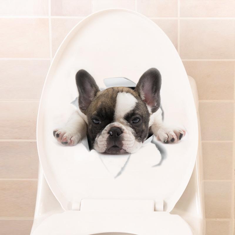 Dog Toilet Stickers Diy Wc Washroom Home Decoration Cute Kitten Puppy Pet Animals Wall Art Decals 20x30cm
Dog Toilet Stickers Diy Wc Washroom Home Decoration Cute Kitten Puppy Pet Animals Wall Art Decals 20x30cm