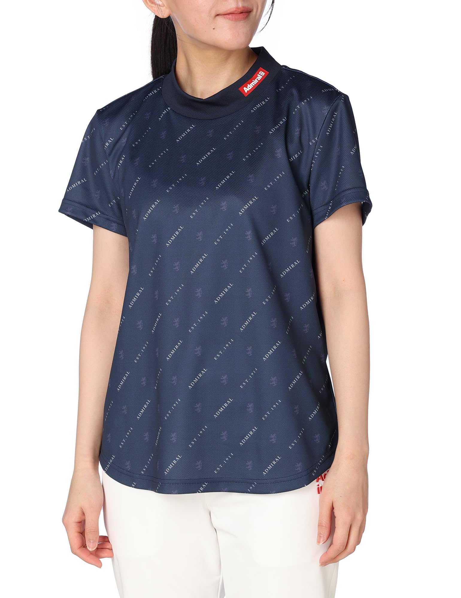 Женская классическая рубашка-поло Admiral Golf с монограммой, темно-синяя
Женская классическая рубашка-поло Admiral Golf с монограммой, темно-синяя