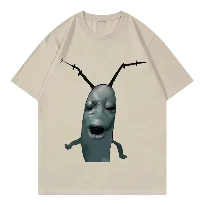 Cursed Plankton Funny Meme T Shirts Gothic Fashion Oversized T-shirt Casual Pure Short Sleeve T-shirts Unisex Streetwear 3XL
Cursed Plankton Funny Meme T Shirts Gothic Fashion Oversized T-shirt Casual Pure Short Sleeve T-shirts Unisex Streetwear 3XL
