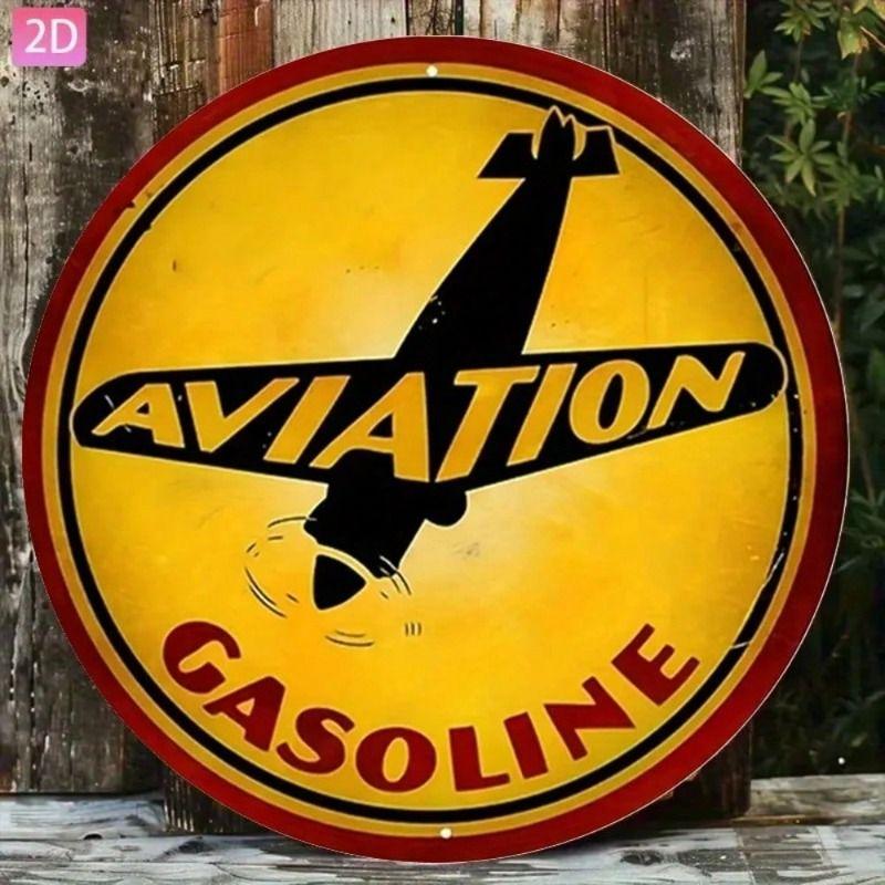 Vintage Aviation Gas Sign Metal Poster 8 Inch Red Black Retro Garage Wall Decor
Vintage Aviation Gas Sign Metal Poster 8 Inch Red Black Retro Garage Wall Decor