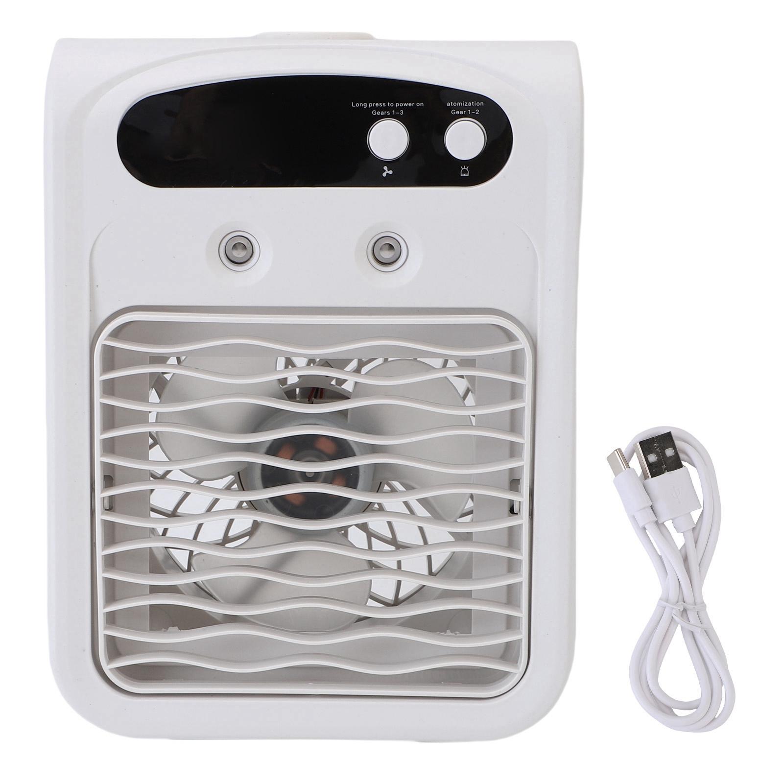 Desktop Air Conditioner with Humidifier 1000ml Water Tank USB Rechargeable Quiet Desk Air Cooler белый
Desktop Air Conditioner with Humidifier 1000ml Water Tank USB Rechargeable Quiet Desk Air Cooler белый