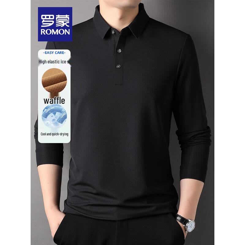 ROMON Men s Long Sleeve Lapel Polo Shirt 4XL
ROMON Men s Long Sleeve Lapel Polo Shirt 4XL