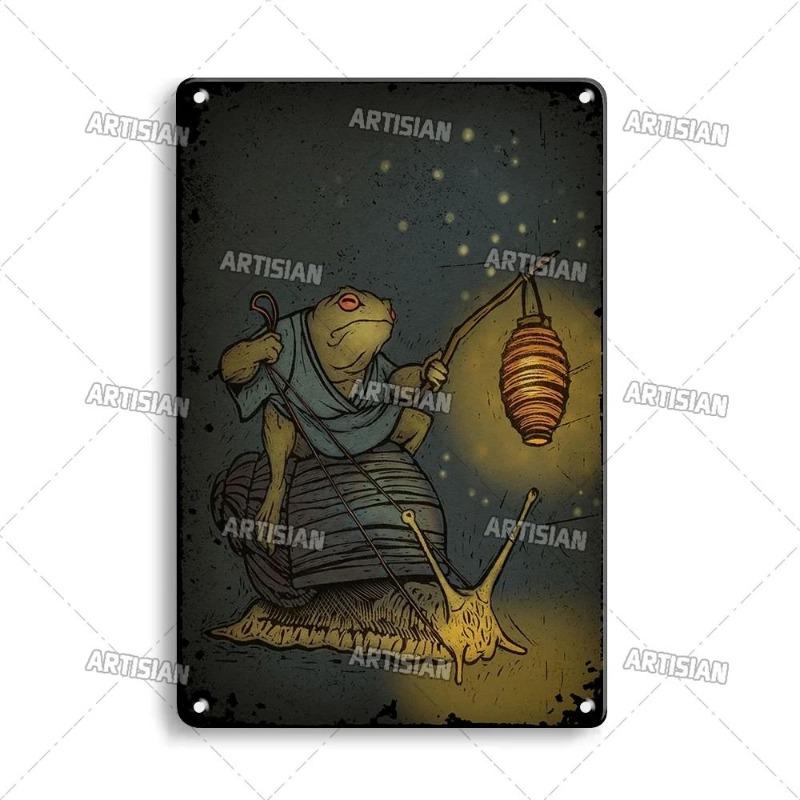 Металлический постер с японской живописью, Настенный декор в азиатском стиле
Металлический постер с японской живописью, Настенный декор в азиатском стиле