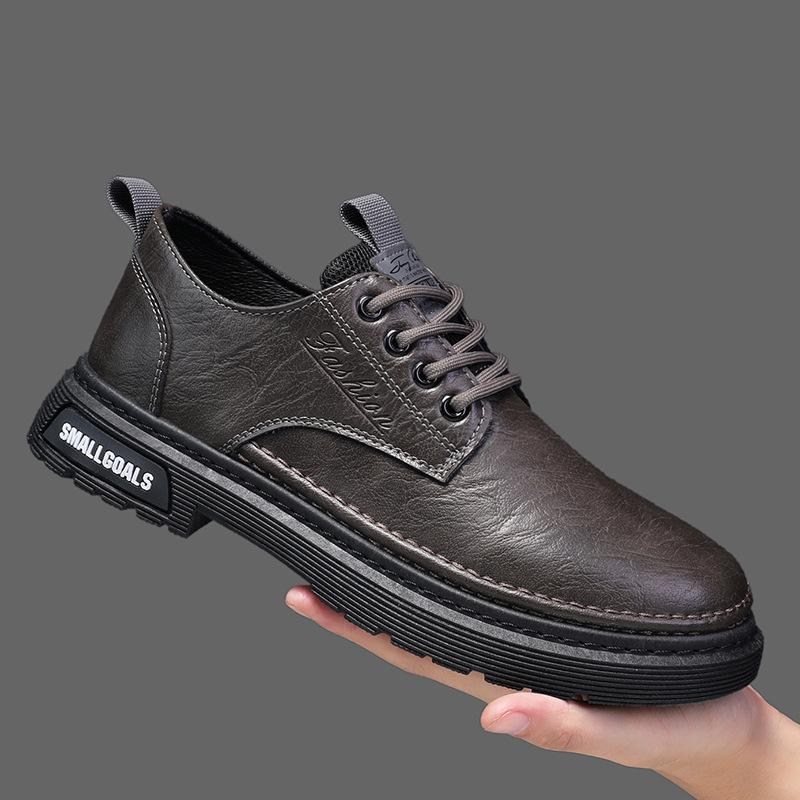 Men s shoes new autumn and winter dress business black leather surface waterproof and wear-resistant retro British going out for a walk casual leathe 39
Men s shoes new autumn and winter dress business black leather surface waterproof and wear-resistant retro British going out for a walk casual leathe 39