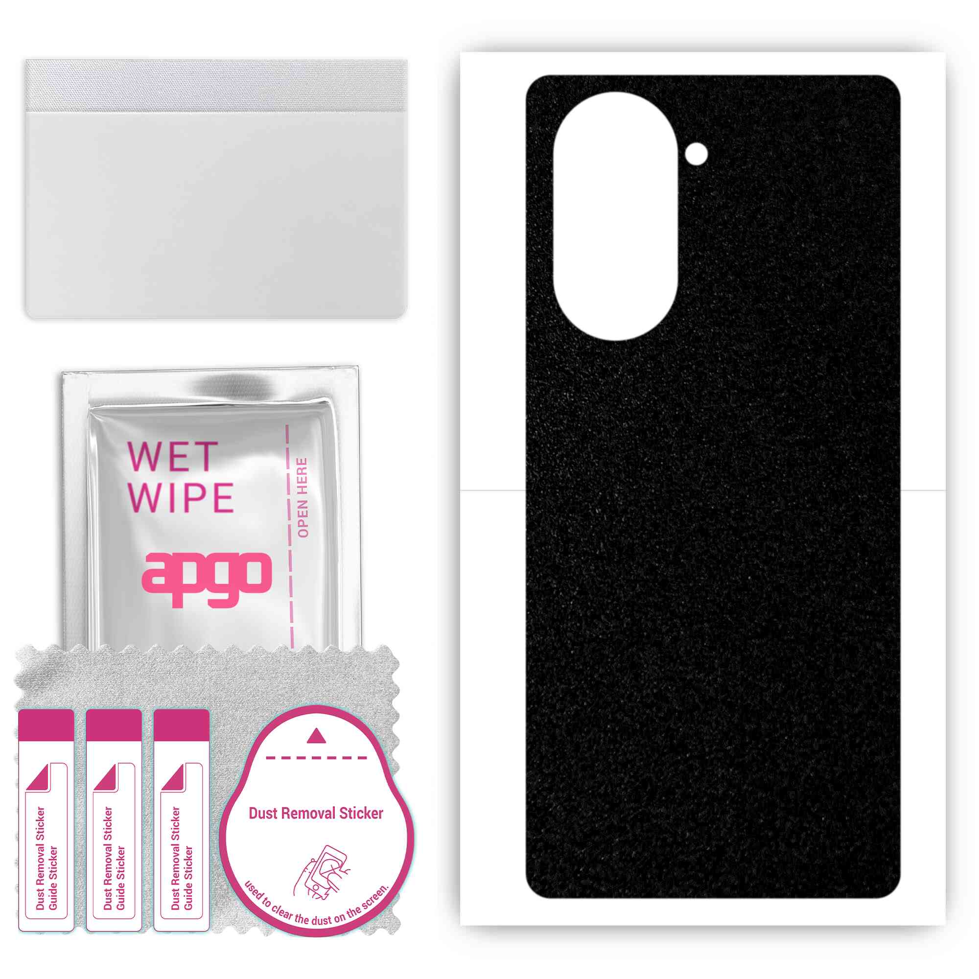 apgo Protective Skin Sticker for the back compatible with Huawei Nova 10, Wrap Film, Foil, Vinyl - Pattern Matte Black
apgo Protective Skin Sticker for the back compatible with Huawei Nova 10, Wrap Film, Foil, Vinyl - Pattern Matte Black