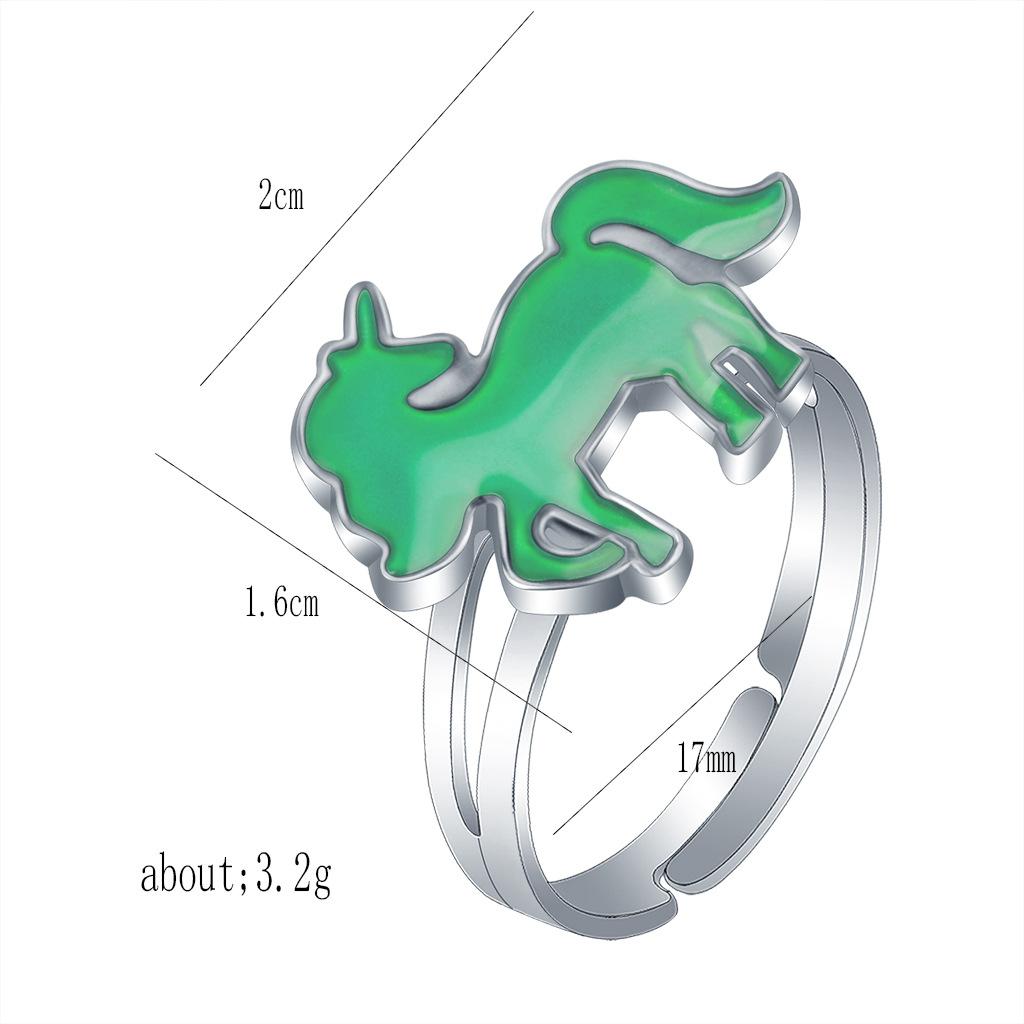 Mood Rings Cute Cartoon Animal Pattern Sense Temperature Changing Color Opening Adjustable Jewelry Halloween
Mood Rings Cute Cartoon Animal Pattern Sense Temperature Changing Color Opening Adjustable Jewelry Halloween