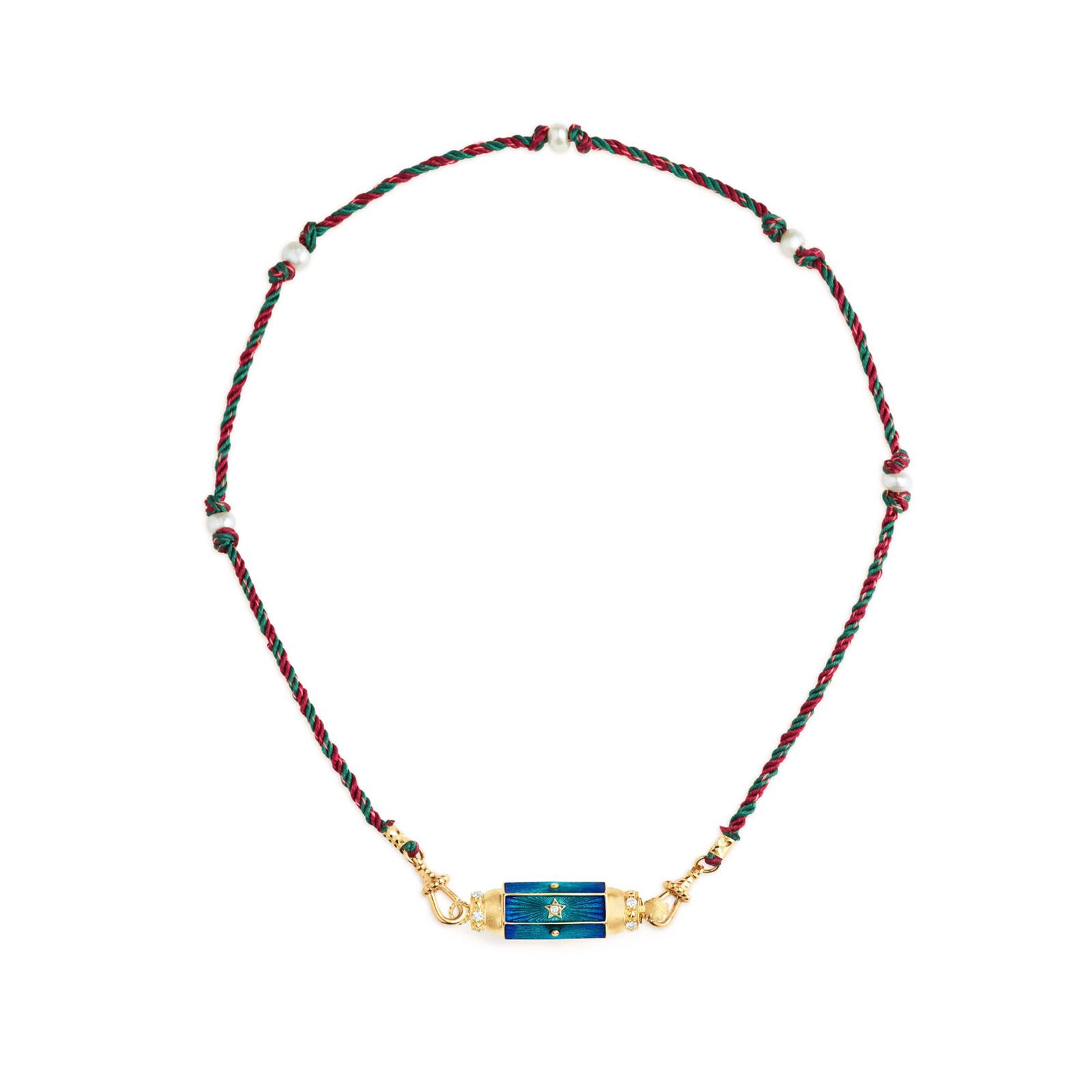 Кольє з підвісками-веселками, модне плетене мотузкове кольє із золотим покриттям та підвісками-веселками для вечірок F
Кольє з підвісками-веселками, модне плетене мотузкове кольє із золотим покриттям та підвісками-веселками для вечірок F