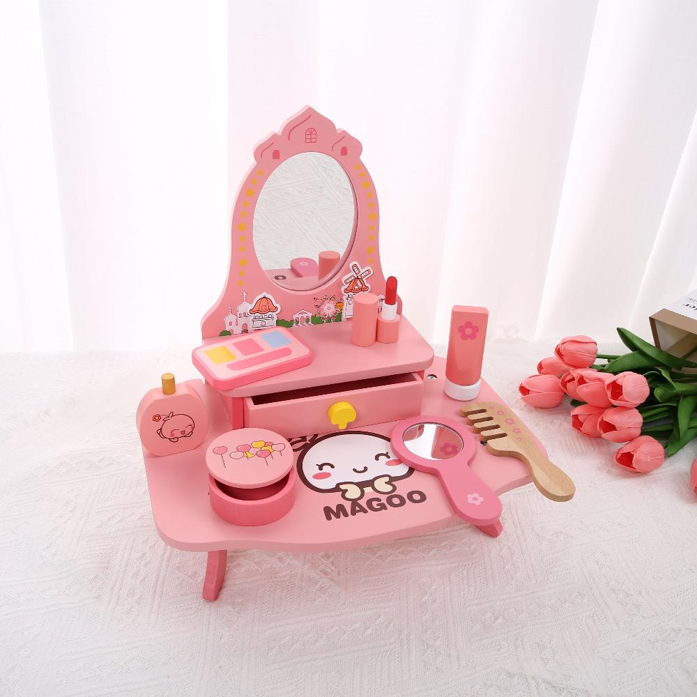 Wooden Children Makeup Toys Playsets Playset Dressing Table Toys Playsets Cosmetic Toys Playsets with Mirror Pretend
Wooden Children Makeup Toys Playsets Playset Dressing Table Toys Playsets Cosmetic Toys Playsets with Mirror Pretend