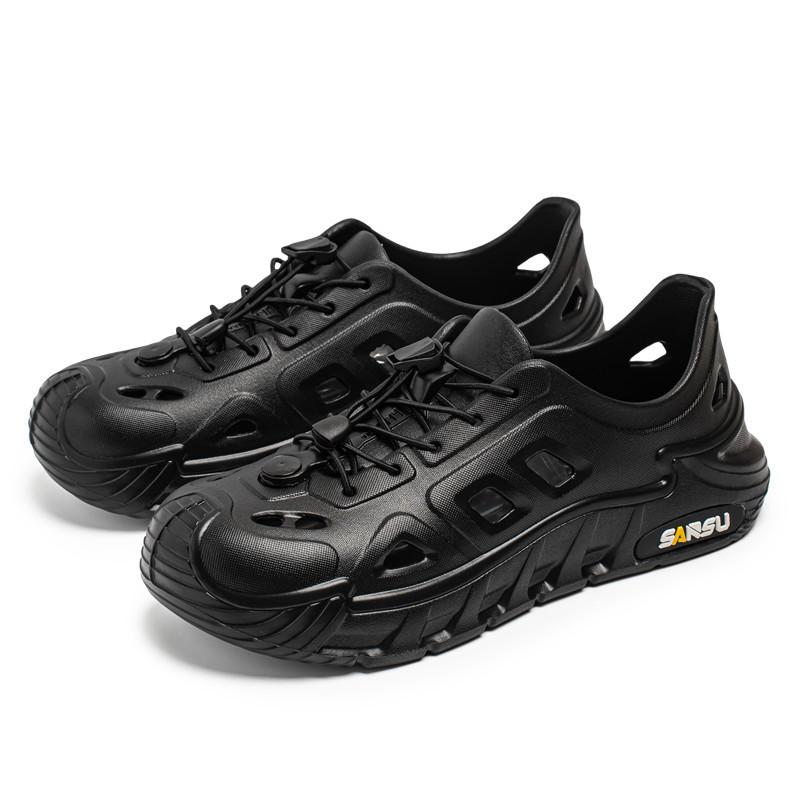Men s shoes new trend outdoor hole shoes men s summer leisure all-inclusive beach shoes thick-soled stepping on shit feeling external sandals 39
Men s shoes new trend outdoor hole shoes men s summer leisure all-inclusive beach shoes thick-soled stepping on shit feeling external sandals 39