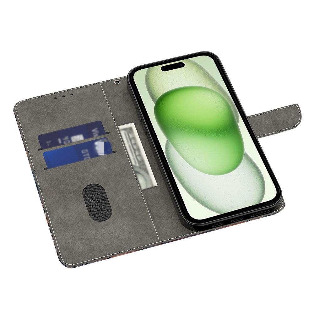 For iPhone 15 Case Wallet Phone Case 3D Pattern Printing Leather Flip Cover Colorful Flower
For iPhone 15 Case Wallet Phone Case 3D Pattern Printing Leather Flip Cover Colorful Flower