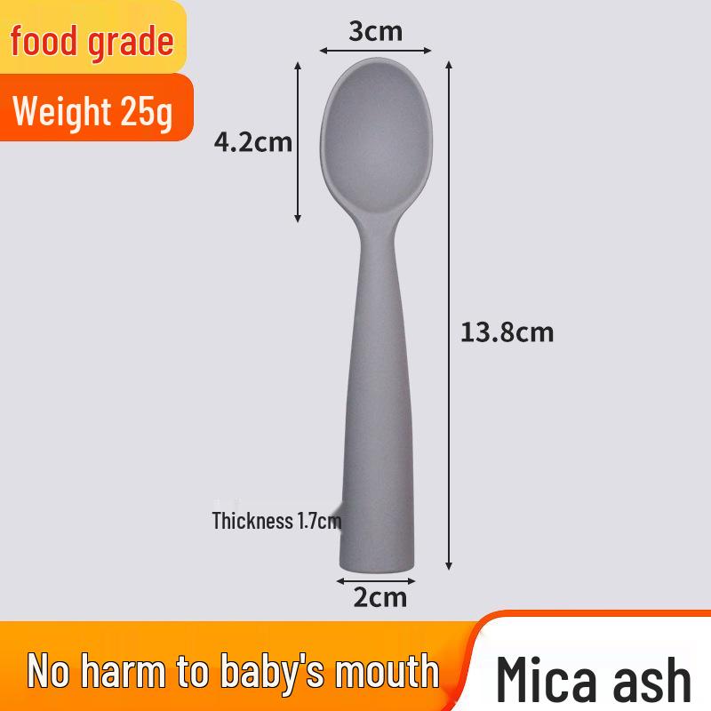 Baby Feeding Training Spoon - Silicone Long Handle for Infant Eating
Baby Feeding Training Spoon - Silicone Long Handle for Infant Eating