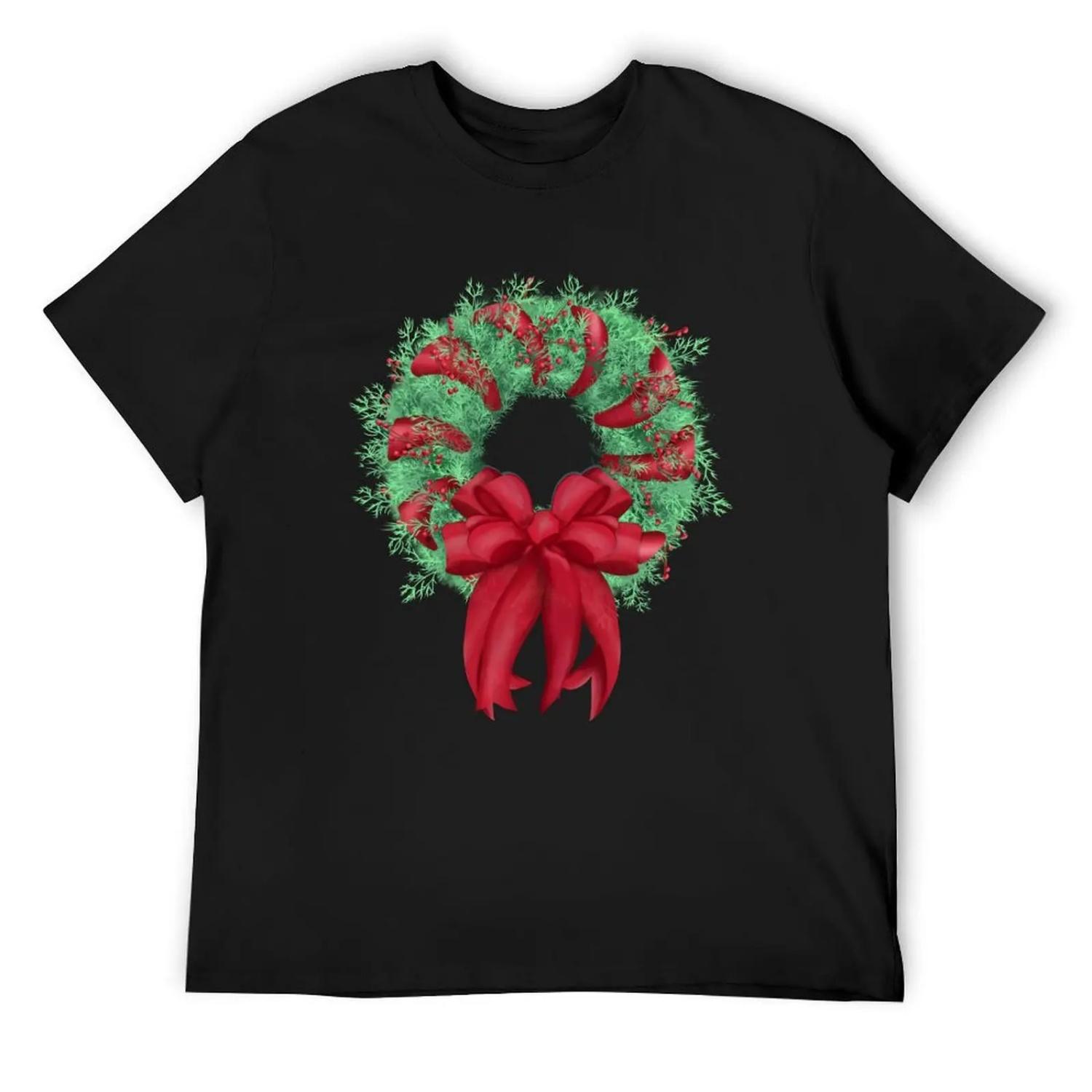 Christmas Wreath 2022 T-Shirt T-shirts oversize plus size clothes cotton man t-shirts t shirt for men XXXXXL чорний
Christmas Wreath 2022 T-Shirt T-shirts oversize plus size clothes cotton man t-shirts t shirt for men XXXXXL чорний