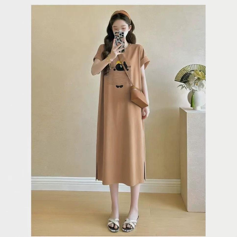Short-sleeved Dress - A Summer Piece Offering Comfort and A Relaxed Yet Stylish Look, Creating A Slimming Effect. 4XL кавовий
Short-sleeved Dress - A Summer Piece Offering Comfort and A Relaxed Yet Stylish Look, Creating A Slimming Effect. 4XL кавовий