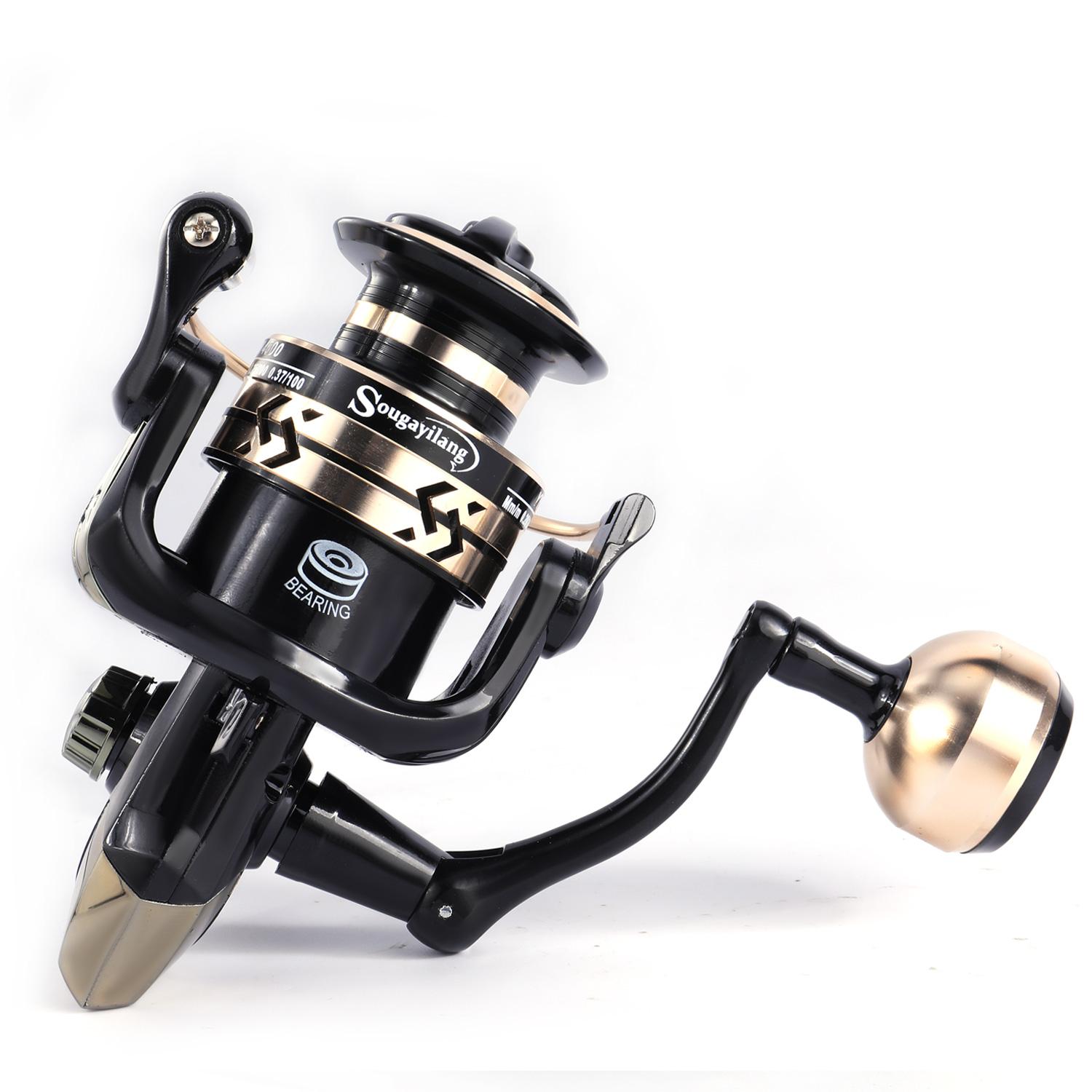 Рыболовная катушка SOUAGYILANG, соотношение рыболовных снастей 5,2:1 рыболовное колесо из металлического материала с максимальным сопротивлением 5-10 кг 1000 золотой
Рыболовная катушка SOUAGYILANG, соотношение рыболовных снастей 5,2:1 рыболовное колесо из металлического материала с максимальным сопротивлением 5-10 кг 1000 золотой