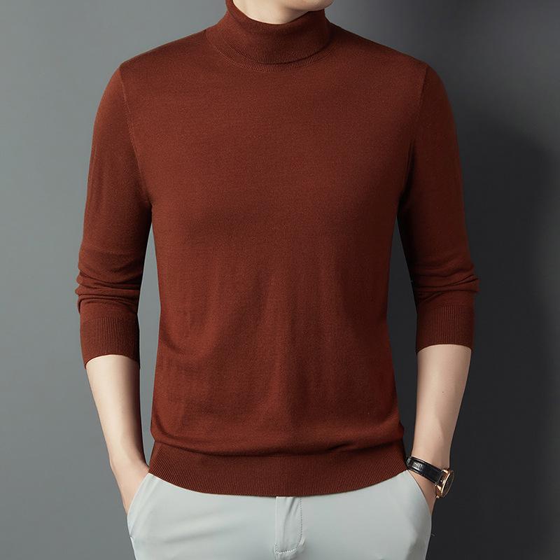 2024 Men s High-Neck Long-Sleeve Sweater, Silk-Wool Blend, Thickened for Youth, Ideal Base Layer for Autumn 105
2024 Men s High-Neck Long-Sleeve Sweater, Silk-Wool Blend, Thickened for Youth, Ideal Base Layer for Autumn 105