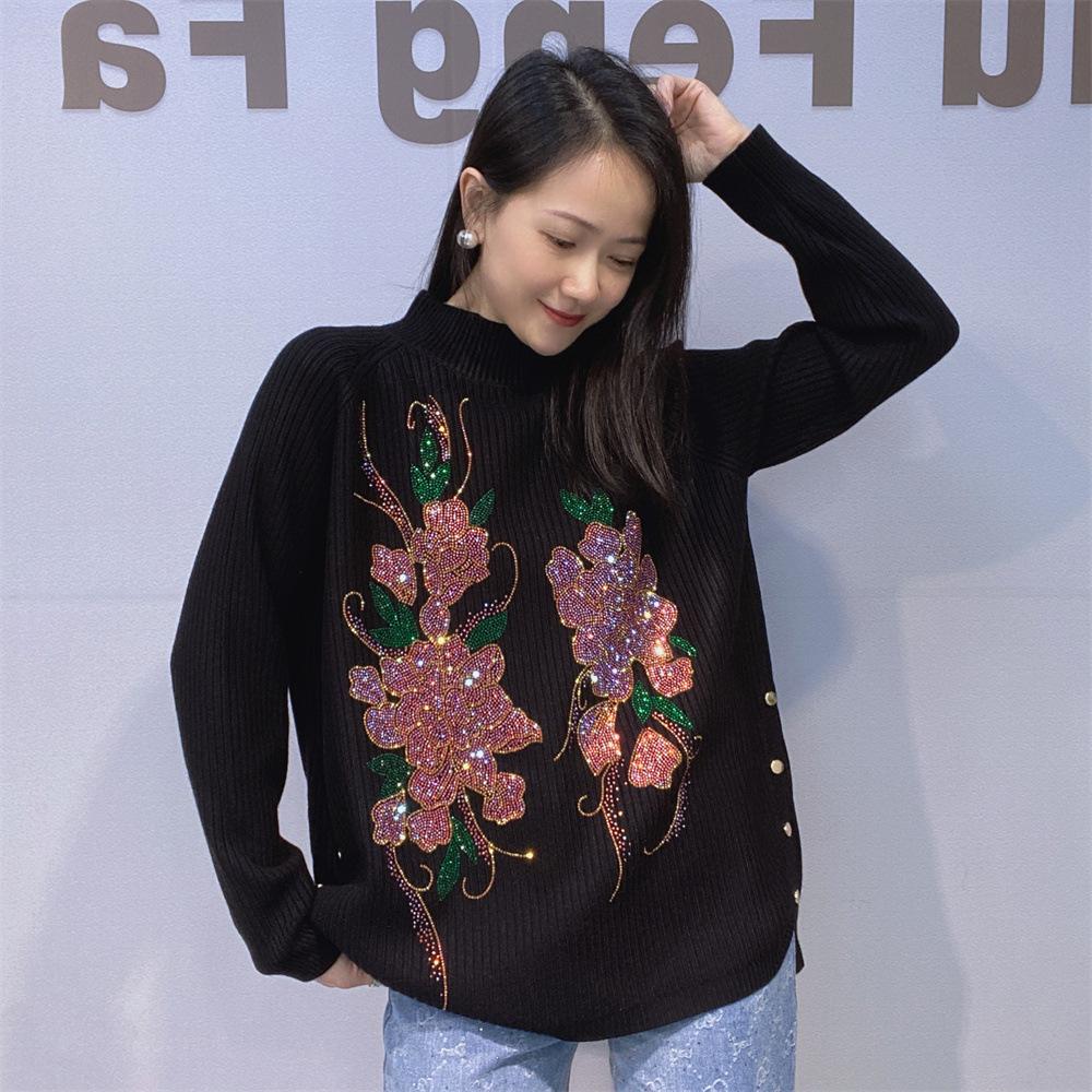 Полосатый вязаный свитер с полувысоким воротником — универсальный топ для женщин на осень и зиму, облегающий свитер большого размера average size (50kg-80kg) чёрный
Полосатый вязаный свитер с полувысоким воротником — универсальный топ для женщин на осень и зиму, облегающий свитер большого размера average size (50kg-80kg) чёрный