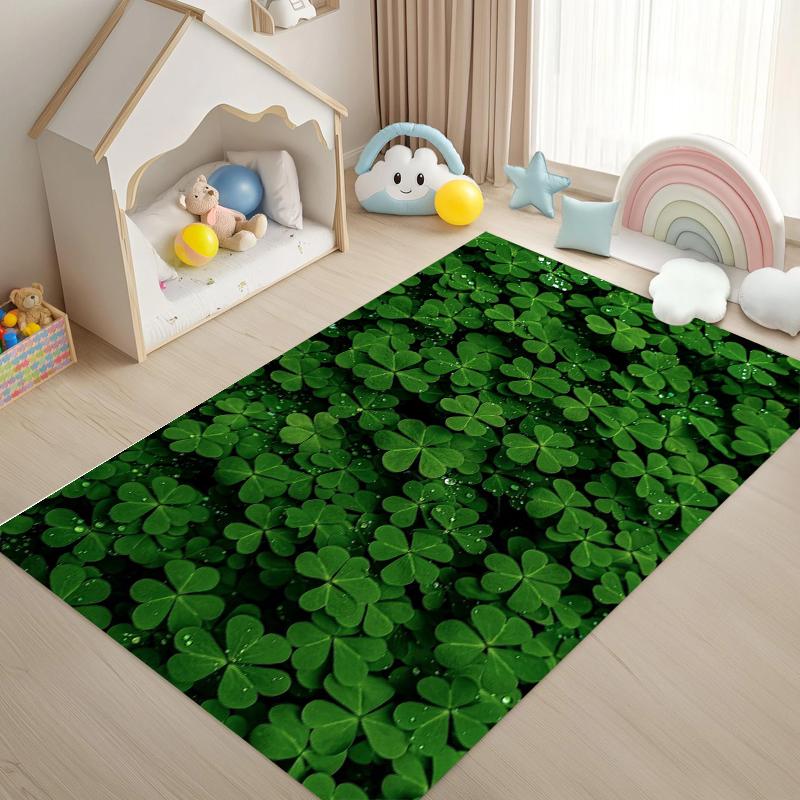 Vibrant Green Clover 2D Art Print Area Rug Non Slip Washable Floor Carpet for Living Room Bedroom Kids Room Lucky Home Decor 40X60CM
Vibrant Green Clover 2D Art Print Area Rug Non Slip Washable Floor Carpet for Living Room Bedroom Kids Room Lucky Home Decor 40X60CM
