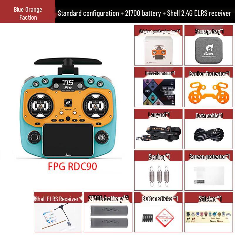JUMPER-XYZ T15 PRO ELRS 2.4G FPV Пульт дистанційного керування та аксесуари
JUMPER-XYZ T15 PRO ELRS 2.4G FPV Пульт дистанційного керування та аксесуари