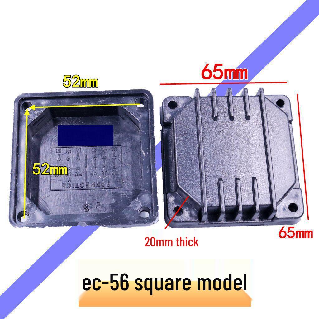 Aluminum Motor with Plastic Junction Box and Snap Cover - Sizes 56/63/71/80/90 Square
Aluminum Motor with Plastic Junction Box and Snap Cover - Sizes 56/63/71/80/90 Square