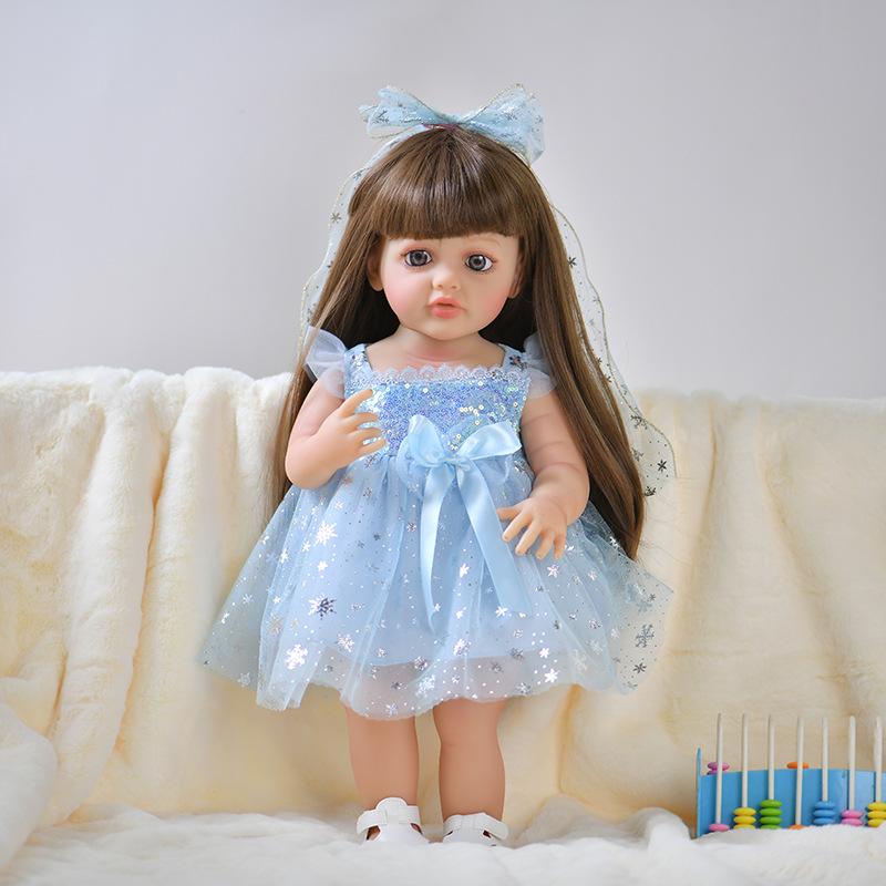 М яка силіконова силіконова лялька для купання на все тіло NPK Baby Doll Girl Reborn Princess 55cm
М яка силіконова силіконова лялька для купання на все тіло NPK Baby Doll Girl Reborn Princess 55cm