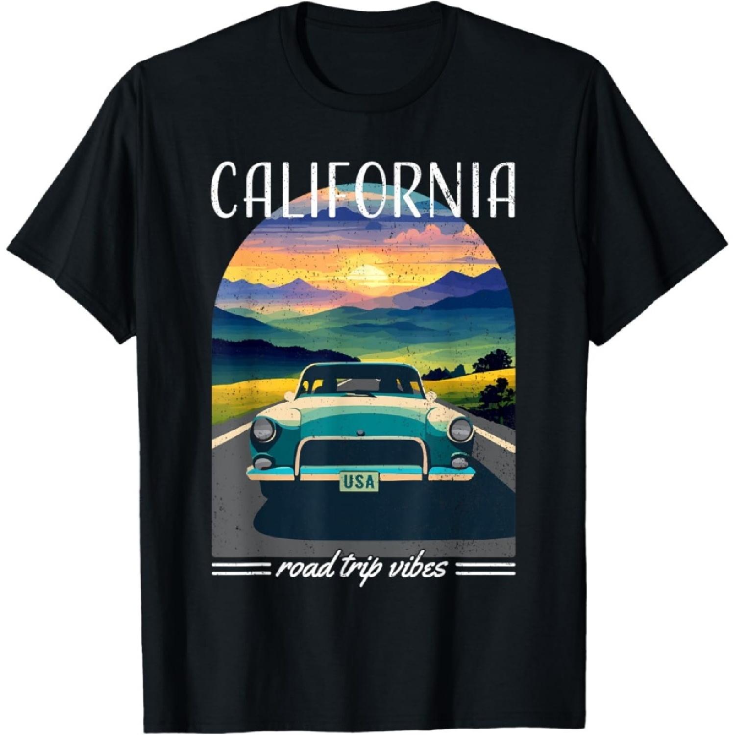 California Retro Highway Nostalgic Vintage Car Design T-Shirt XXXXXL чорний
California Retro Highway Nostalgic Vintage Car Design T-Shirt XXXXXL чорний