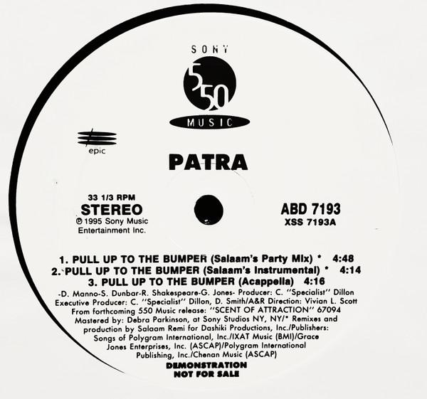 12-дюймовая пластинка PATRA - Pull Up To The Bumper ABD7193PROMO 550 Music 1995 UK Регги, Ска и Даб Б/У
12-дюймовая пластинка PATRA - Pull Up To The Bumper ABD7193PROMO 550 Music 1995 UK Регги, Ска и Даб Б/У
