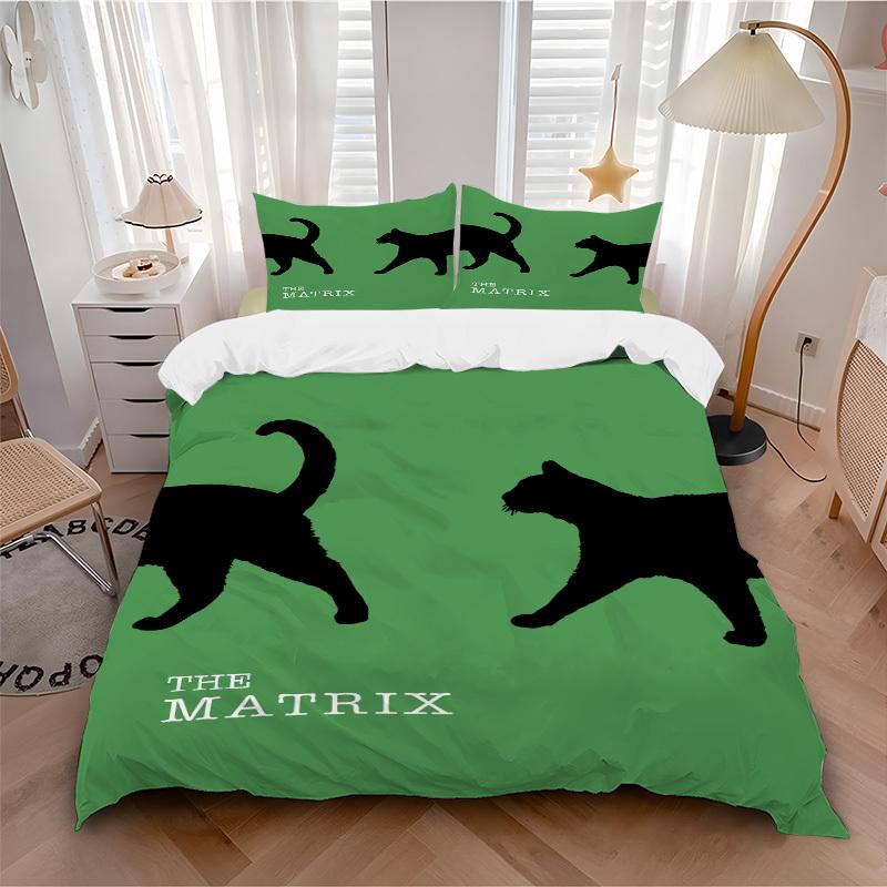 3pcs The Matrix Bedding Set, Soft Polyester Duvet Cover and Pillowcases Machine Washable Seasons all suitable124 135x200cm
3pcs The Matrix Bedding Set, Soft Polyester Duvet Cover and Pillowcases Machine Washable Seasons all suitable124 135x200cm