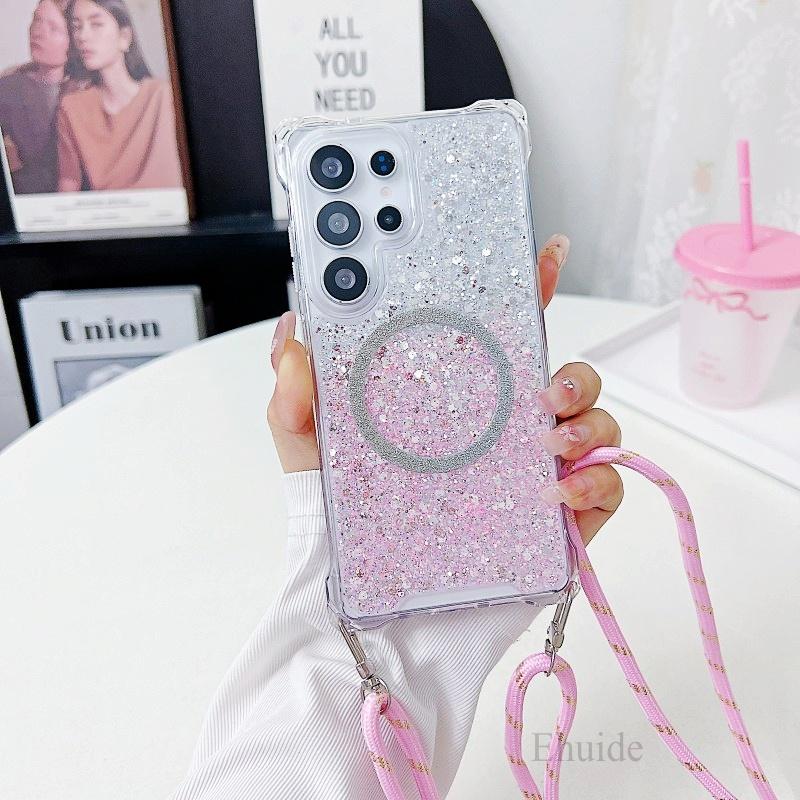 Glitter Case For iPhone 17 16 Pro Max 16E 12 13 15 Plus 14 Pro Magnetic Crossbody Lanyard Four Corners Shockproof Strap Cover For iPhone 13 Pro
Glitter Case For iPhone 17 16 Pro Max 16E 12 13 15 Plus 14 Pro Magnetic Crossbody Lanyard Four Corners Shockproof Strap Cover For iPhone 13 Pro