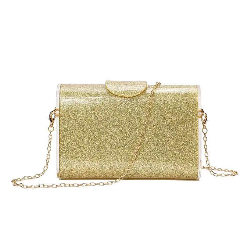 New Fashion Acrylic Evening Bag Brand Clutch Purse Gold Glitter Wallet Mini Chain Shoulder Crossbody Bags For Women Chic Handbag Mini(Max Length 20cm) золотой
New Fashion Acrylic Evening Bag Brand Clutch Purse Gold Glitter Wallet Mini Chain Shoulder Crossbody Bags For Women Chic Handbag Mini(Max Length 20cm) золотой