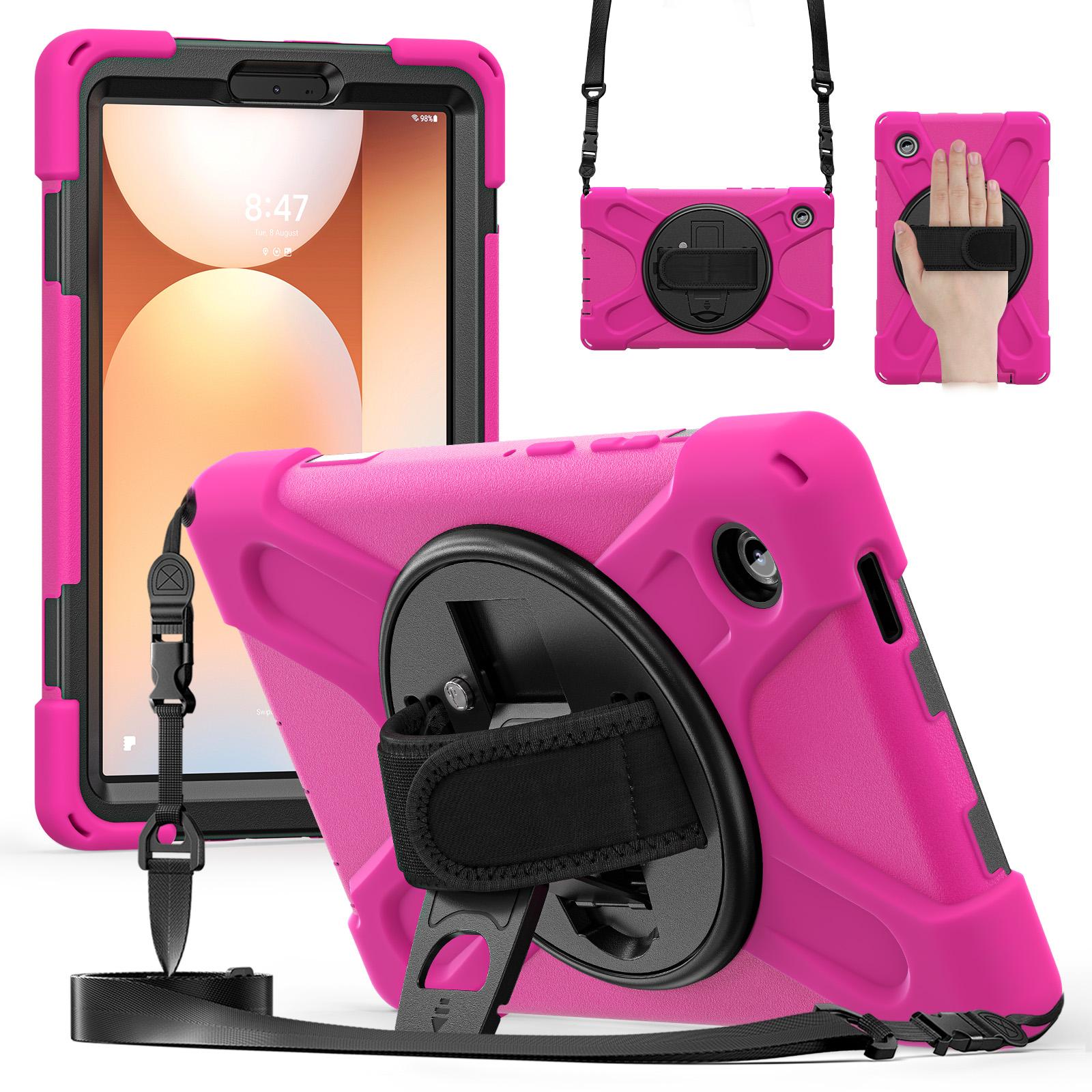 Kickstand Case for Samsung Galaxy Tab A11 2025 8.7 Inch SM-X133 SM-X135 360 Rotating 3-Layers Hybrid Cover with Shoulder Strap A11 SM-X133 SM-X135 рожевий червоний колір
Kickstand Case for Samsung Galaxy Tab A11 2025 8.7 Inch SM-X133 SM-X135 360 Rotating 3-Layers Hybrid Cover with Shoulder Strap A11 SM-X133 SM-X135 рожевий червоний колір